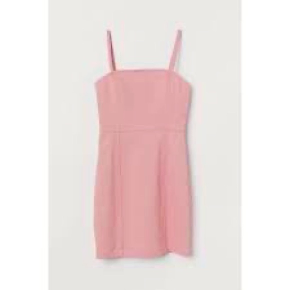Pink Denim Dress